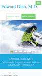 Mobile Screenshot of edwarddiaomd.com